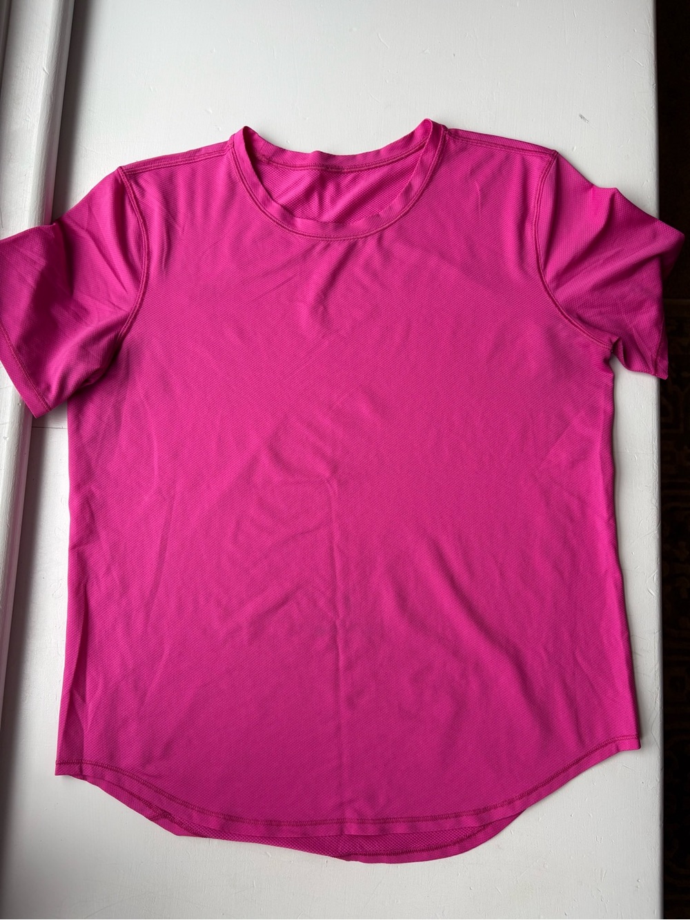 lululemon athletica Short Sleeve Tee in Bright Pink